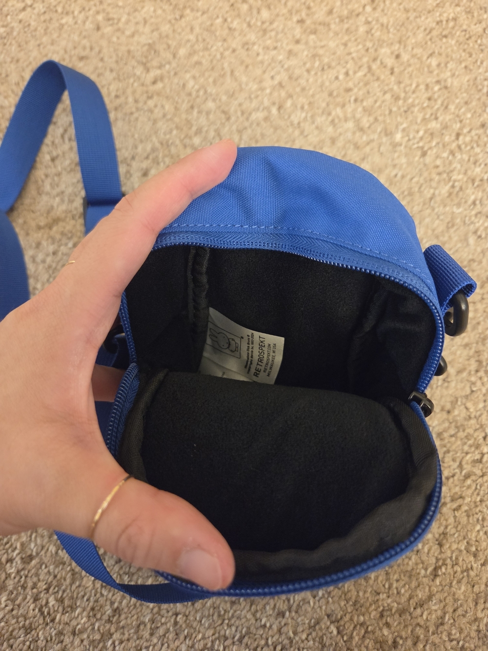 Miffy Retrospekt Blue Crossbody Bag - Picture 5 of 5